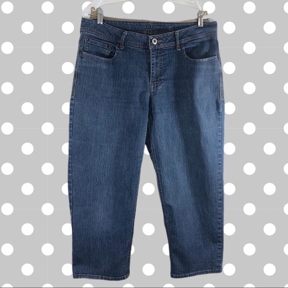 faded glory denim capris